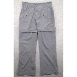 Rugged Exposure Pants Men's Convertible Cargo Pants Hiking 34" Waist Grey Poly